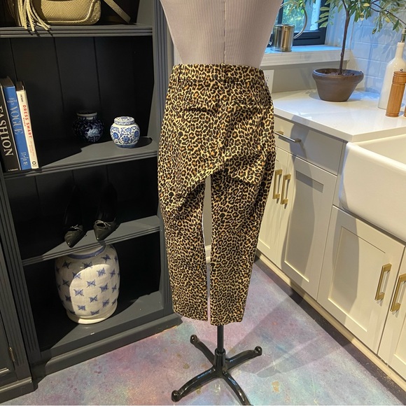 J. Crew Leopard Print Winnie Ankle Pant – Size 0 - Picture 6 of 7